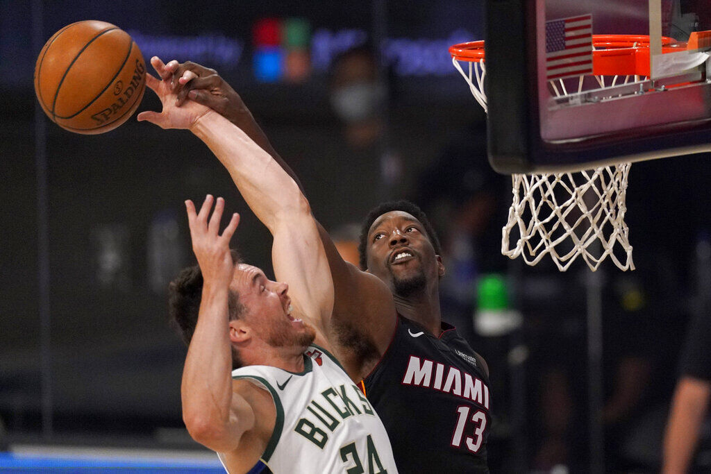 APTOPIX Heat Bucks Basketball